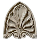 Brockwell's 2-3/4"(W) x 3-1/8"(H) x 1/4"(Relief) - Interior Applique - Greek Palmette - [Compo Material]- - ColumnsDirect.com