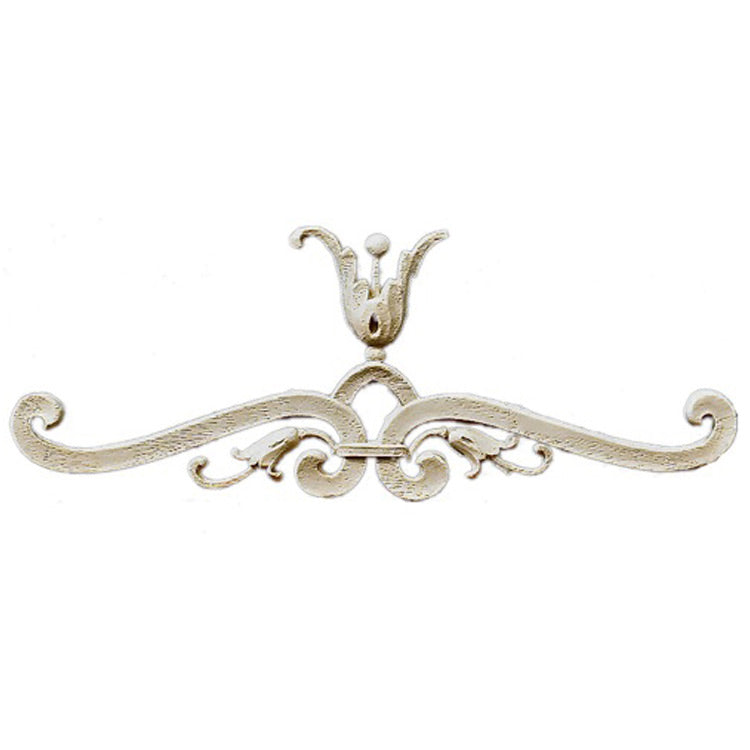 Brockwell's 6-1/2"(W) x 2-1/2"(H) x 3/16"(Relief) - Interior Applique - Empire Palmette Style - [Compo Material]- - ColumnsDirect.com