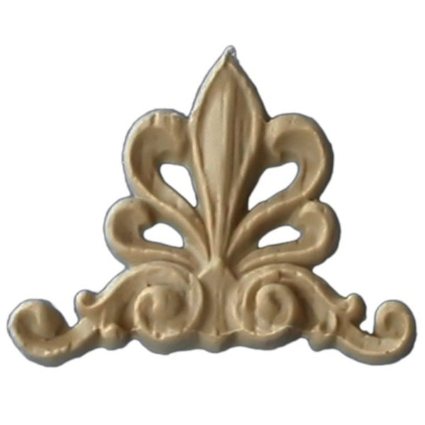 Brockwell's 1-7/8"(W) x 1-1/2"(H) x 1/4"(Relief) - Interior Applique - Empire Palmette Style - [Compo Material]- - ColumnsDirect.com