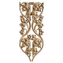 Brockwell's 6-3/4"(W) x 16"(H) x 1/4"(Relief) - Stainable Applique - Gothic Vine Design - [Compo Material]- - ColumnsDirect.com