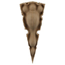 Brockwell's 2-1/2"(W) x 6-1/4"(H) x 1-1/4"(Relief) - Stainable Applique - Specialty Gothic Leaf - [Compo Material]- - ColumnsDirect.com