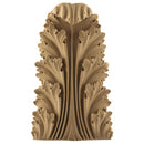 Brockwell's 5"(W) x 8"(H) x 1-3/8"(Relief) - Stainable Applique - Roman Acanthus Leaf - [Compo Material]- - ColumnsDirect.com