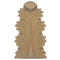 Brockwell's 4-3/8"(W) x 7-5/8"(H) x 1-3/16"(Relief) - Stainable Applique - Greek Acanthus Leaf - [Compo Material]- - ColumnsDirect.com