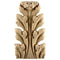 Brockwell's 3-1/2"(W) x 6-1/2"(H) x 3/4"(Relief) - Stainable Applique - French Acanthus Leaf - [Compo Material]- - ColumnsDirect.com