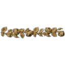 Brockwell's 8"(W) x 1-1/2"(H) - Band of Roses Accent - Stain-Grade - [Compo Material]- - ColumnsDirect.com