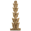 Brockwell's 3-3/4"(W) x 10-1/4"(H) x 5/16"(Relief) - Stainable Applique - Louis XVI Acanthus Leaf - [Compo Material]- - ColumnsDirect.com