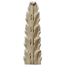 Brockwell's 1-5/8"(W) x 7-3/8"(H) - Stainable Applique - Acanthus Leaf - [Compo Material]- - ColumnsDirect.com