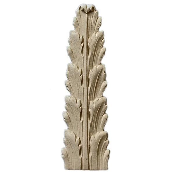 Brockwell's 1-5/8"(W) x 7-3/8"(H) - Stainable Applique - Acanthus Leaf - [Compo Material]- - ColumnsDirect.com