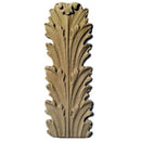 Brockwell's 1-3/8"(W) x 3-7/8"(H) - Acanthus Leaf - Ornate Applique - [Compo Material]- - ColumnsDirect.com