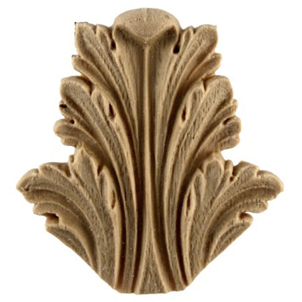 Brockwell's 1-3/4"(W) x 2"(H) x 3/16"(Relief) - Roman Acanthus Leaf - Ornate Applique - [Compo Material]- - ColumnsDirect.com