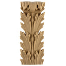 Brockwell's 2-5/8"(W) x 6-5/8"(H) x 3/4"(Relief) - Renaissance Acanthus Leaf - Ornate Applique - [Compo Material]- - ColumnsDirect.com