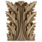 Brockwell's 7"(W) x 9-3/8"(H) x 1-1/2"(Relief) - Renaissance Acanthus Leaf - Ornate Applique - [Compo Material]- - ColumnsDirect.com