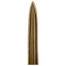 Brockwell's 3/4"(W) x 4-1/2"(H) x 1/4"(Relief) - Greek Palm Leaf - Ornate Applique - [Compo Material]- - ColumnsDirect.com