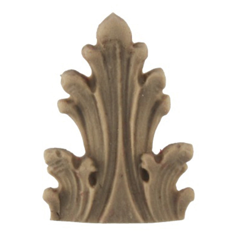 Brockwell's 3/8"(W) x 1/2"(H) x 1/16"(Relief) - Italian Acanthus Leaf - Ornate Applique - [Compo Material]- - ColumnsDirect.com