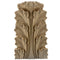 Brockwell's 2-1/4"(W) x 3-7/8"(H) x 9/16"(Relief) - Roman Acanthus Leaf - Ornate Applique - [Compo Material]- - ColumnsDirect.com