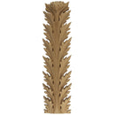 Brockwell's 2-1/2"(W) x 7-1/4"(H) x 7/8"(Relief) - Empire Acanthus Leaf - Ornate Applique - [Compo Material]- - ColumnsDirect.com