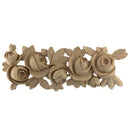 Brockwell's 19-1/2"(W) x 6-3/4"(H) x 1/2"(Relief) - Ornate Applique - French Floral Design - [Compo Material]- - ColumnsDirect.com