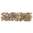 Brockwell's 25-1/2"(W) x 8"(H) x 9/16"(Relief) - Ornate Applique - French Floral Design - [Compo Material]- - ColumnsDirect.com