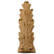 Brockwell's 2-1/8"(W) x 6-1/2"(H) - Ornate Applique - Acanthus Leaf Design - [Compo Material]- - ColumnsDirect.com