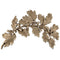 Brockwell's 16-5/8"(W) x 11"(H) x 5/8"(Relief) - Ornate Applique - (Left) Oak Leaves Design - [Compo Material]- - ColumnsDirect.com
