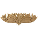 Brockwell's 7-3/8"(W) x 5"(H) x 3/16"(Relief) - Ornate Applique - Adams Style Leaf Design - [Compo Material]- - ColumnsDirect.com