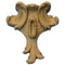 Brockwell's 4"(W) x 4-1/2"(H) x 3/4"(Relief) - Ornate Applique - Louis XV Leaf Design - [Compo Material]- - ColumnsDirect.com
