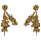 Brockwell's 3-1/4"(W) x 5-3/4"(H) - Floral Rose Drops - Stain-Grade - [Compo Material]- - ColumnsDirect.com