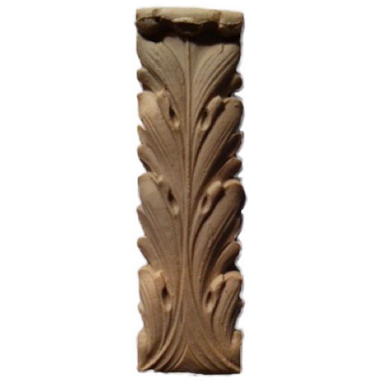 Brockwell's 1"(W) x 3-1/2"(H) - Deco Accent - Acanthus Leaf Style - [Compo Material]- - ColumnsDirect.com