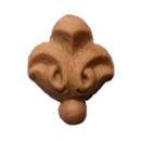 Brockwell's 5/8"(W) x 3/4"(H) - Deco Accent - Specialty Leaf - [Compo Material]- - ColumnsDirect.com