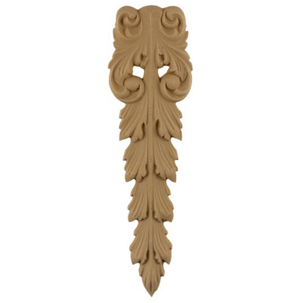 Brockwell's 2-1/4"(W) x 7-1/2"(H) - Deco Accent - Acanthus Leaf Design - [Compo Material]- - ColumnsDirect.com