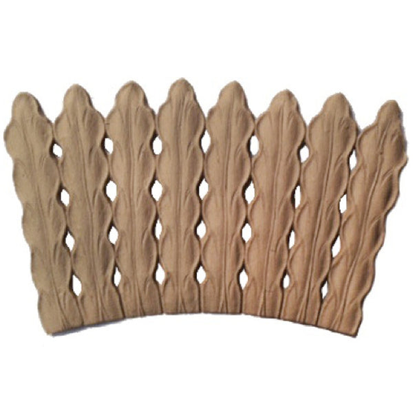 Brockwell's 6"(W) x 3-1/2"(H) - Deco Accent - Classic Leaf Design - [Compo Material]- - ColumnsDirect.com
