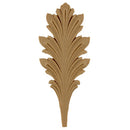 Brockwell's 2-1/4"(W) x 5-1/2"(H) - Deco Accent - Classic Leaf Design - [Compo Material]- - ColumnsDirect.com