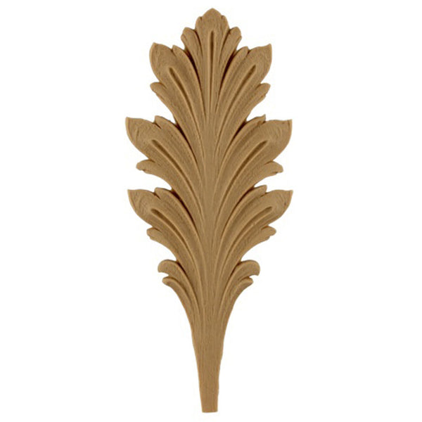 Brockwell's 2-1/4"(W) x 5-1/2"(H) - Deco Accent - Classic Leaf Design - [Compo Material]- - ColumnsDirect.com