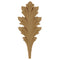 Brockwell's 2-1/4"(W) x 5-1/2"(H) - Deco Accent - Classic Leaf Design - [Compo Material]- - ColumnsDirect.com
