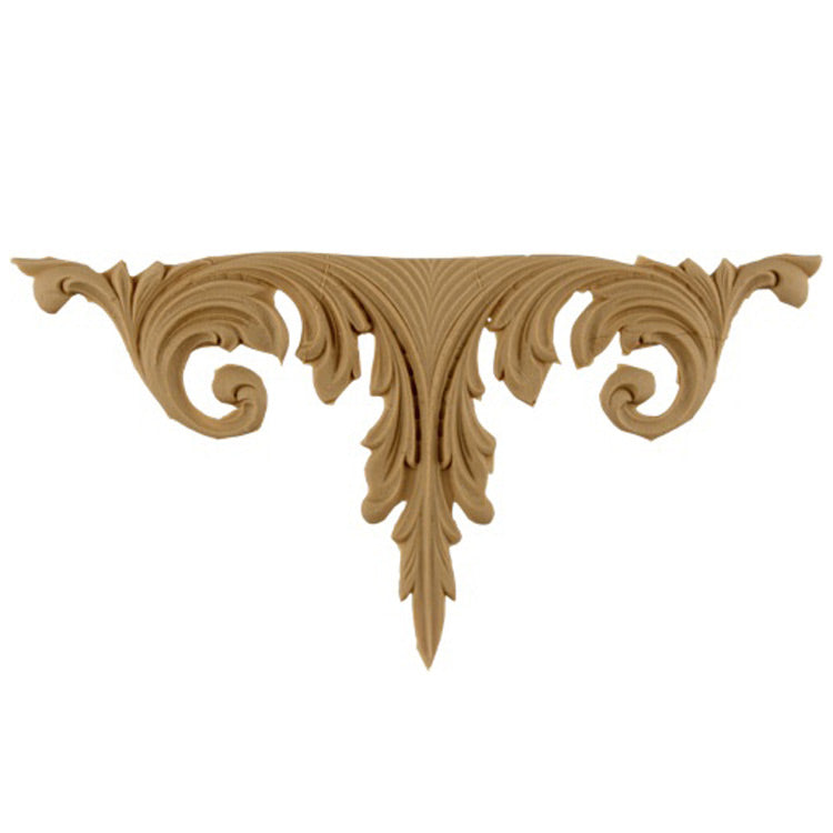 Brockwell's 4"(W) x 7-1/2"(H) - Deco Accent - Acanthus Leaf Design - [Compo Material]- - ColumnsDirect.com