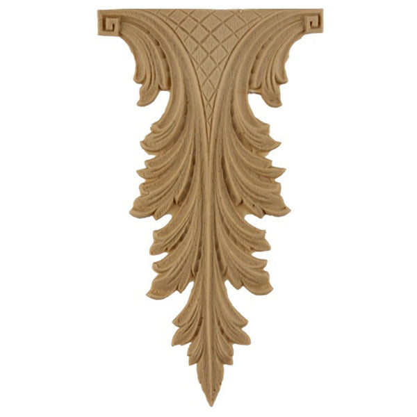 Brockwell's 2"(W) x 5"(H) - Deco Accent - Acanthus Leaf Design - [Compo Material]- - ColumnsDirect.com