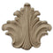 Brockwell's 2-1/2"(W) x 2-1/2"(H) - Deco Applique - Acanthus Leaf Design - [Compo Material]- - ColumnsDirect.com