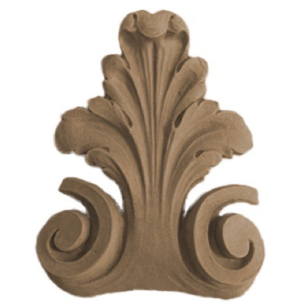 Brockwell's 3-1/8"(W) x 2-1/2"(H) - Ornate Interior Accent - Acanthus Leaf Design - [Compo Material]- - ColumnsDirect.com