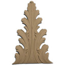 Brockwell's 3-7/8"(W) x 6"(H) - Interior Stainable Accent - Acanthus Leaf Design - [Compo Material]- - ColumnsDirect.com