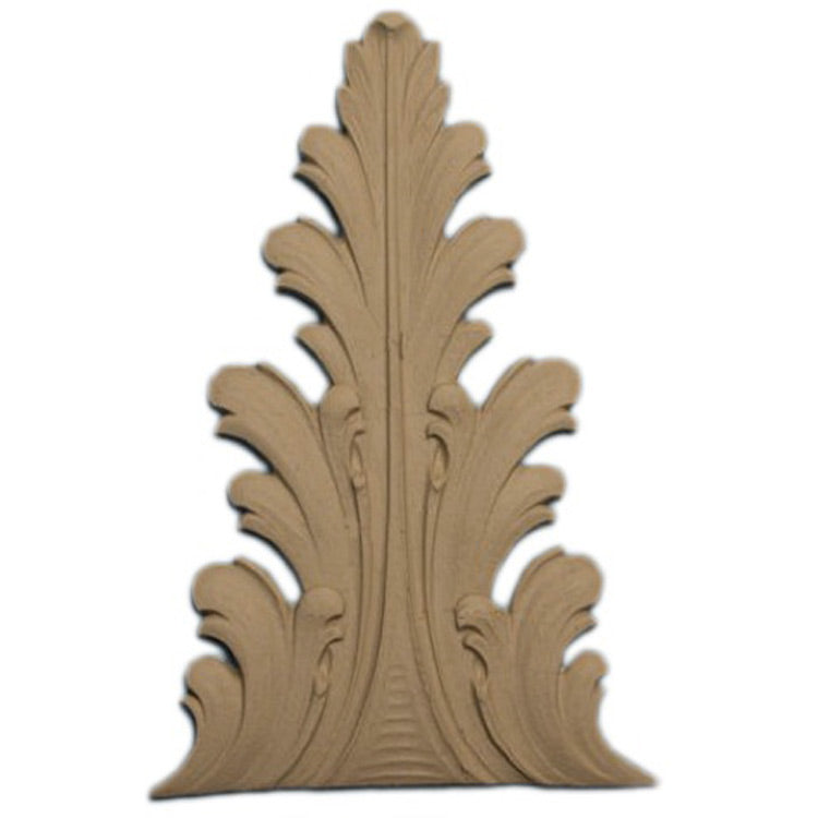 Brockwell's 3-7/8"(W) x 6"(H) - Interior Stainable Accent - Acanthus Leaf Design - [Compo Material]- - ColumnsDirect.com