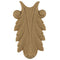 Brockwell's 1-3/4"(W) x 3-1/4"(H) - Interior Stain-Grade Accent - Acanthus Leaf - [Compo Material]- - ColumnsDirect.com