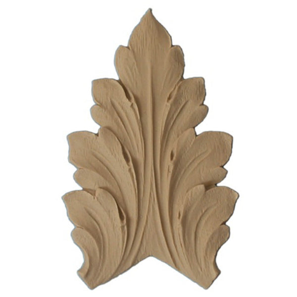 Brockwell's 2"(W) x 2-3/4"(H) - Interior Stain-Grade Accent - Acanthus Leaf - [Compo Material]- - ColumnsDirect.com