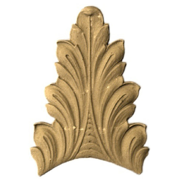 Brockwell's 3-3/4"(W) x 5-1/2"(H) - Interior Ornament - Acanthus Leaf - [Compo Material]- - ColumnsDirect.com