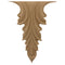 Brockwell's 5-1/4"(W) x 7-1/2"(H) - Interior Stain-Grade Accent - Acanthus Leaf - [Compo Material]- - ColumnsDirect.com