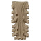Brockwell's 2-1/2"(W) x 5-3/4"(H) - Interior Stain-Grade Accent - Acanthus Leaf - [Compo Material]- - ColumnsDirect.com