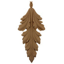 Brockwell's 4-1/4"(W) x 9-1/2"(H) - Interior Stain-Grade Accent - Acanthus Leaf - [Compo Material]- - ColumnsDirect.com