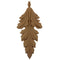 Brockwell's 4-1/4"(W) x 9-1/2"(H) - Interior Stain-Grade Accent - Acanthus Leaf - [Compo Material]- - ColumnsDirect.com