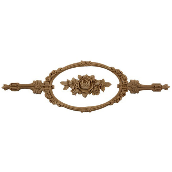 Brockwell's 16"(W) x 4-1/2"(H) - Interior Applique - Specialty Leaf Accent - [Compo Material]- - ColumnsDirect.com