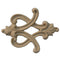 Brockwell's 4-3/8"(W) x 3-1/2"(H) - Interior Applique - Specialty Leaf Accent - [Compo Material]- - ColumnsDirect.com