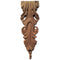 Brockwell's 1-5/8"(W) x 5"(H) - Interior Applique - Acanthus Leaf Accent - [Compo Material]- - ColumnsDirect.com